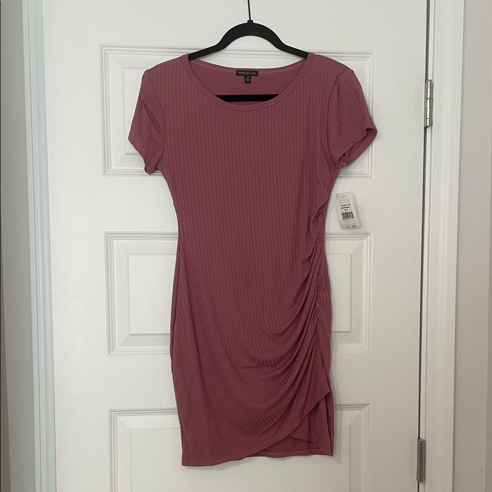 Mauve Short Sleeve Dress